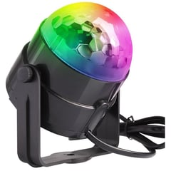 GENERICO - Lámpara Luz Led De Disco Mini Giratoria Rgb Carrete discoteca