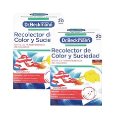 DR BECKMANN - Recolector De Color Y Suciedad Pack X2