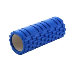 CRUSEC - Rodillo Resina Yoga Masaje Muscular Ejercicio Color Azul