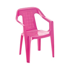 RIMAX - Silla Estrella Infantil Rosa 38x37.5x53.5 cms