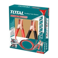 TOTAL TOOLS - Cable Puente De Bateria 200 Amp Roba Corriente Auto