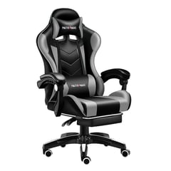 VIDITA - Silla Gamer Profesional GX2000 con Reposapiés-Gris