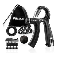 FITNICS - Set Hand Grip Ejercitador Manos Y Antebrazo 10-60 Kg