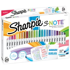 SHARPIE - Destacadores Note Set 24 Tonos Pasteles