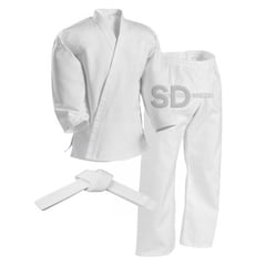 SDFIT - Karategui Smai con cinturón blanco 10 artes marciales Talla  170 cm