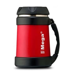 MEGA - Termo de Comida 500 ML MegaPower Recipiente Rojo con Asa