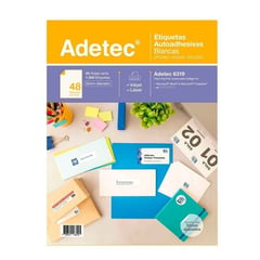 ADETEC - 1200 Etiquetas Autoadhesivas Circular 32 Mm Para Impresora