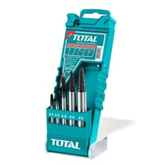 TOTAL TOOLS - Extractor Tornillo Pernos Cortados 5 Piezas