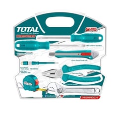 TOTAL TOOLS - Juego De Herramientas Manuales Multiusos 7 Piezas