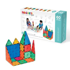 MAGNETI - Juguete Magnético Blocks 60 Piezas