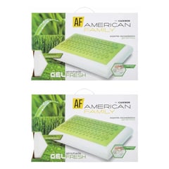 CANNON - Pack 2 Almohada Viscoelastica Gel Fresh Memory Foam Af 60x40cm