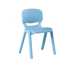 GENERICO - Silla Plastica Infantil 30x32x51cm Celeste Bighouse Mimbral