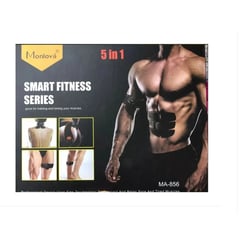 GENERICO - Electro Estimulador Smart Fitness 5 En 1 Sistema Completo