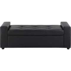 BODEVIR - Banqueta Baul Lawin PU 30 Negro