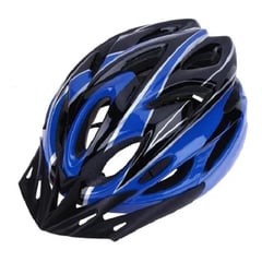 GENERICO - Casco Bicicleta Ultraligero Transpirable / 219018 NGRO+AZUL