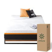 ZINUS - Colchón King Cooling Copper Resortes Pocket 180x200x30cm