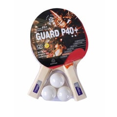 GIANT DRAGON - Set 2 Paletas y 3 Pelotas de Ping Pong