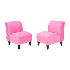 BODEVIR - Set Poltronas Soft Felpa 00 Rosado