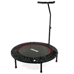 ATLETIS - Trampolín con Barra 1,02 Metros Pro Fitness Negro