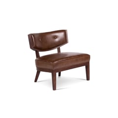 ROSEN - Poltrona A-550 Madera Cuero Brownie