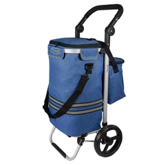 CARRY ALL - Carrito de Compras Plegable Perth Carro Feria Carga Blue