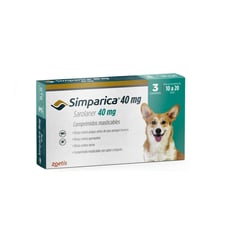 GENERICO - Simparica 10 a 20kg - Antiparasitario Perros - 3 Comp