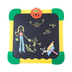 CRAYOLA - Pizarra Infantil De Pared Doble Cara 46x46 Cms