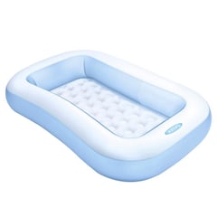 INTEX - Piscina Bebé Inflable Rectangular 166x100x25 Cm