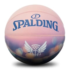 SPALDING - Balón Basketball Trend Nightfall Tamaño 7 Rosado