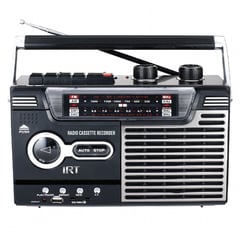 IRT - PARLANTE RETRO BT RADIO CASSETTE AUX USB