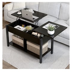 HOMER DESIGN - Mesa De Centro Elevable Para Living 110X49X48cm