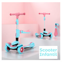 SDFIT - Scooter Infantil ROSADO