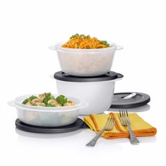 TUPPERWARE - Contenedor Microondas x3