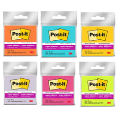 3M - Pack 6 Cubos Notas Adhesivos Post-It 45 Hojas 76X76 Mm C/U