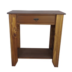 MARFELD MUEBLES - Mesa de arrimo calado cafe