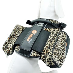 MASCAN - Mochila Desmontable Fashion Para Perro Café XL