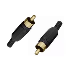 MACROTEL - Conector Terminal Tipo RCA MACHO Pack 2 unidades MA-5951