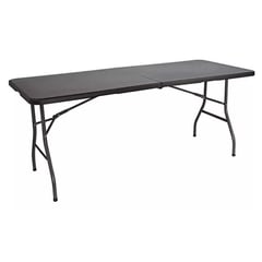 TODODESCUENTO - Mesa Plegable Maleta 180cm Negra