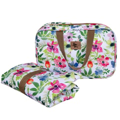 PAPER HOME - Bolso con mudador infantil bebé sustentable flores