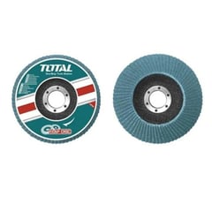 TOTAL TOOLS - Pack 5 Disco Flap Lija Pulir Traslapado Laminado Metal 80