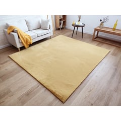 CLEMS CORTINAS - Alfombra Timmy Peluda Extra Suave Amarillo Gold 200x220