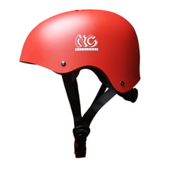 MC METALCORE - Casco para bicicleta y Skate urbano Talla L ROJO