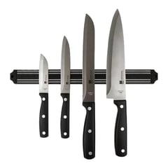 GENERICO - Set Juego 4 Cuchillos Blade Cocina + Soporte Imán Magefesa