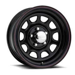 GENERICO - SET 4 LLANTA15x8 6X139 Et-19 DAYTONA MB-LW-REDLINES.