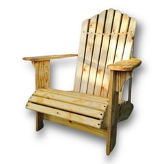 TAIKKEE - SILLON ADIRONDACK COLOR NOGAL CLARO