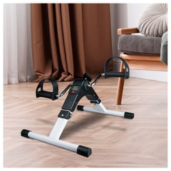 ATLETIS - Pedalera Portátil Home Fitness Con Pantalla Lcd Negro