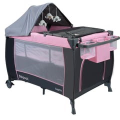 BBQOOL - Cuna Playard Sagitta Pink