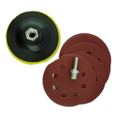 MAKAWA - Kit Accesorios Para Pulir 115mm 4 1/2 Con Adaptador