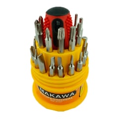 MAKAWA - Destornillador Con 31 Puntas Set De Herramienta Reloj