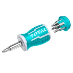 TOTAL TOOLS - Kit Destornillador 8 En 1 Total Tacsds0706